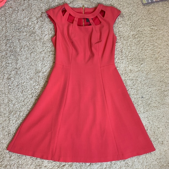 Vince Camuto Coral Pink Dress - Picture 2 of 4
